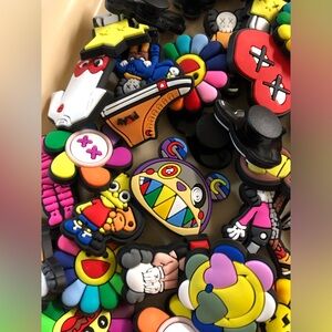 KAWS x Bape Croc Charms - 19 Pc set